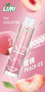 LIMI 8000口發光拋棄式 大煙量長續航 可批發 多口味一次性電子煙