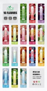LIMI 8000口發光拋棄式 大煙量長續航 可批發 多口味一次性電子煙