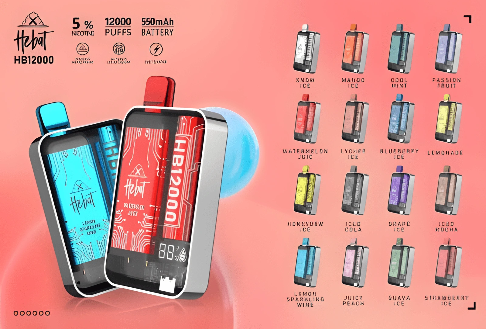 HEBAT 喜貝 10000 Puffs 拋棄式電子菸推薦|大煙量・16 款口味|台灣現貨 3 喜貝 Hebat 10000 Puffs 拋棄式電子煙 高續航大煙量多口味便攜小煙推薦|HEBAT 喜貝 10000 Puffs 拋棄式電子菸推薦|大煙量・16 款口味|台灣現貨