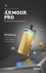 SAMURAI Armour Pro 將軍 PRO 發光註油主機 高性能可調瓦數電子煙設備推薦