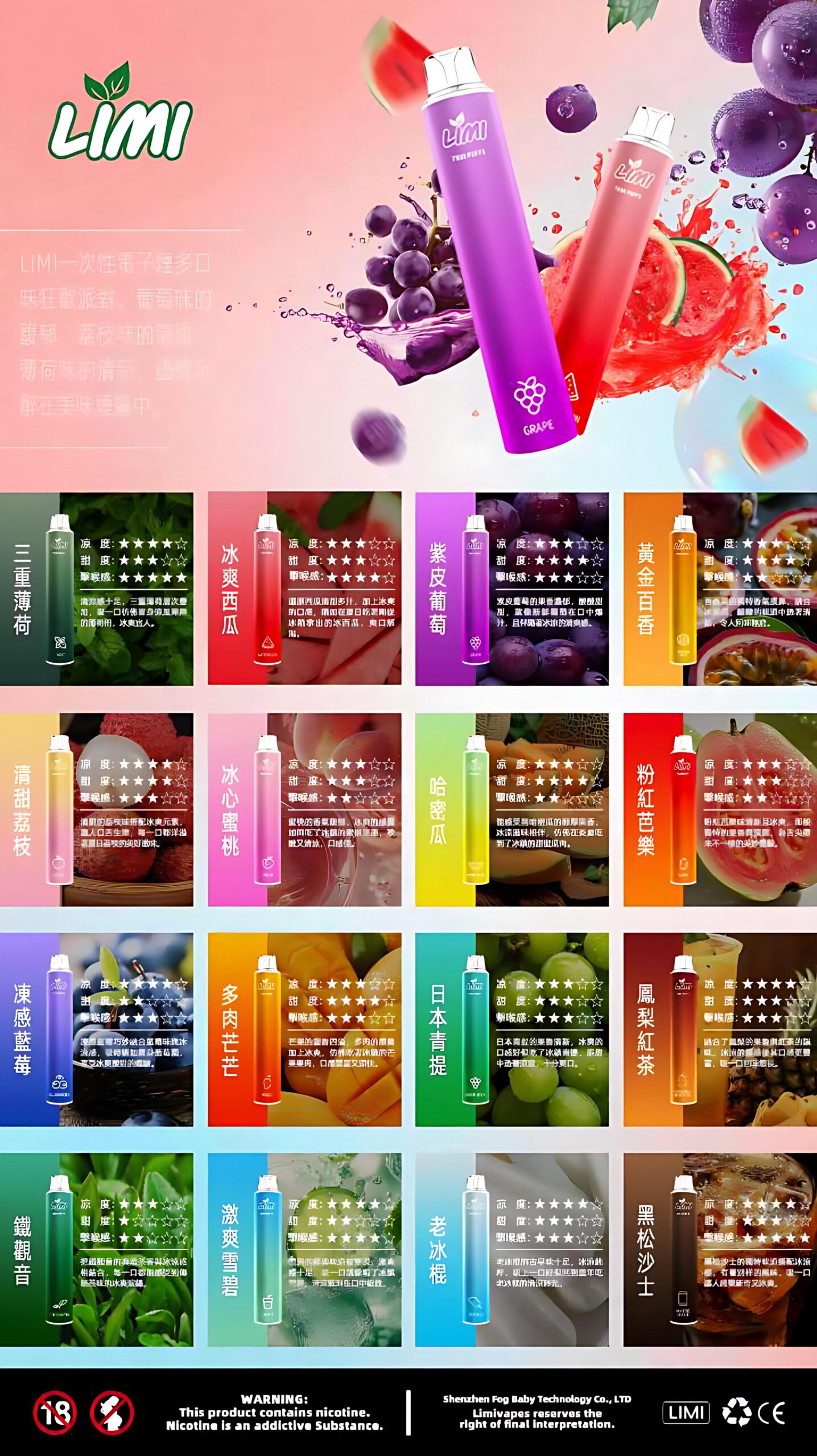 LIMI 7000 口拋棄式電子菸推薦|超長續航・16 款涼感口味|台灣現貨 1 LIMI 7000口拋棄式電子煙 超長續航多口味涼感一次性煙桿|LIMI 7000 口拋棄式電子菸推薦|超長續航・16 款涼感口味|台灣現貨