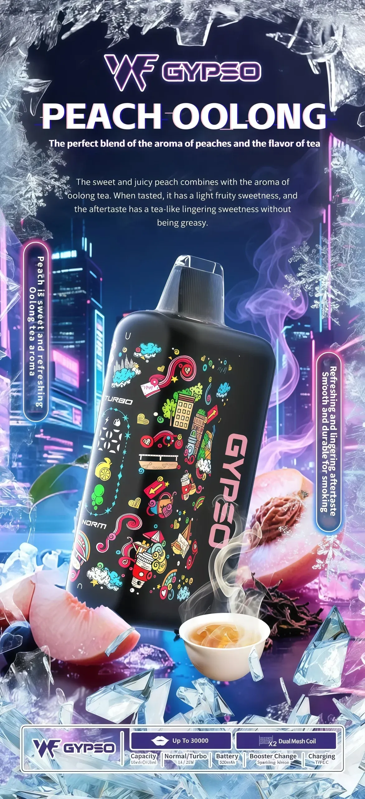 GYPSO 30000 口拋棄式電子菸推薦|滿天星・Turbo 雙模式・雙網芯大煙霧|台灣現貨 2 GYPSO 30000口拋棄式電子煙推薦|GYPSO 30000 口拋棄式電子菸推薦|滿天星・Turbo 雙模式・雙網芯大煙霧|台灣現貨